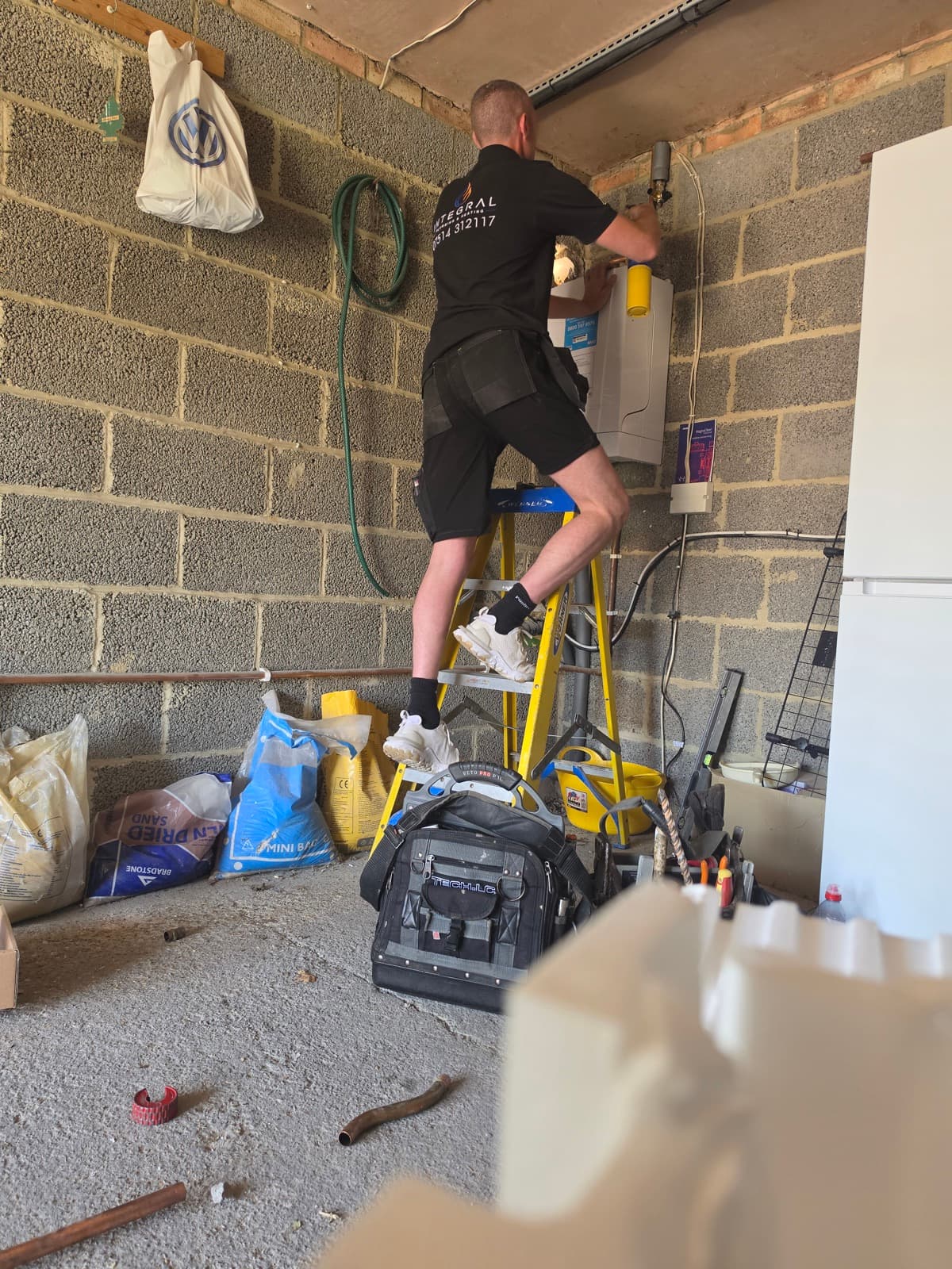 Fitting a new combi boiler